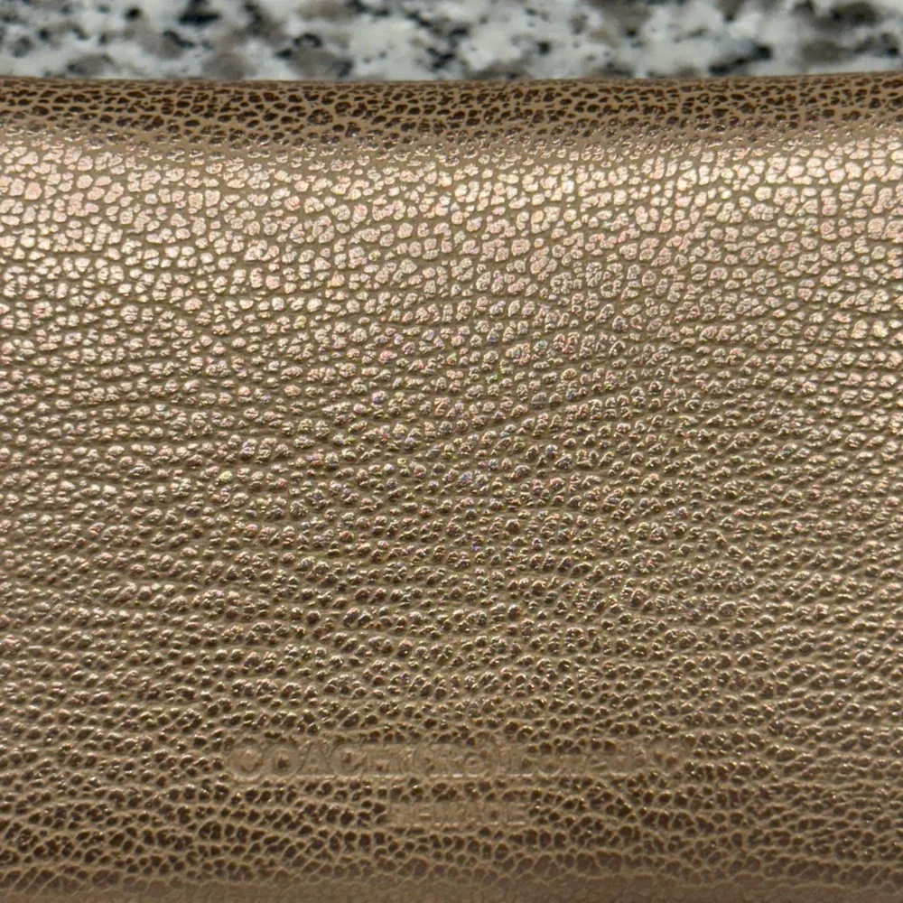 Coach Gold Wallet Elegant Minimalist Design - Picture 3 of 4